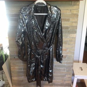 Fantastic INC Sequins trench